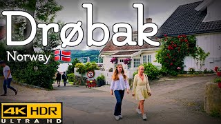 👣Walk with Me in Drøbak in Norway  City Center  4K HDR  July 2024👣 [upl. by Methuselah]