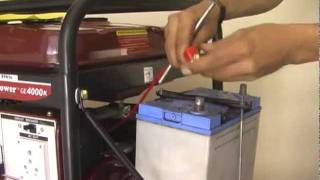 How to install Battery in Generator English [upl. by Fariss624]