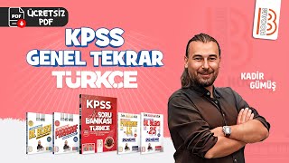 2024 KPSS Türkçe  Tek Videoda Genel Tekrar  Kadir Gümüş [upl. by Raddie]