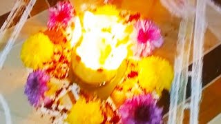 మా ఇంటి కార్తీక దీపంకార్తీక పౌర్ణమి పూజkartheeka pournami [upl. by Jehiah469]