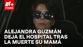 Así Salió Alejandra Guzman del hospital luego de darse a conocer la muerte de su mamá Silvia Pinal [upl. by Ixela888]