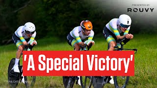 How Australia Edged Germany For UCI Worlds 2024 Team Time Trial Gold [upl. by Lletnom]