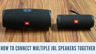 How to Connect Multiple JBL Speakers Together [upl. by Marbut659]