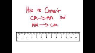 Converting CM to MM amp MM to CM [upl. by Saudra321]