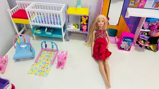 Hamile Barbie için doğum çantası hazırladık [upl. by Bartel]