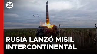 🚨 RUSIA lanzó un MISIL INTERCONTINENTAL por 1°VEZ durante LA GUERRA [upl. by Yelmene113]