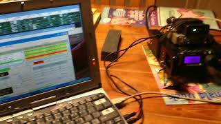 Portable test using magloop FT817 and FT8 [upl. by Jotham130]