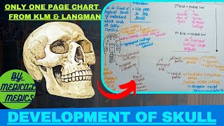 Development of Skull Cranium  Neurocranium amp Viscerocranium  From KLM amp Langman [upl. by Anica]