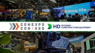 CONEXPO 2023 Recap HD Hyundai Construction Equipment [upl. by Ahsitaf671]