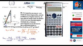 2022  SEGUNDO PARCIAL  TEMA C  FISICA  CBC UBA [upl. by Biel564]