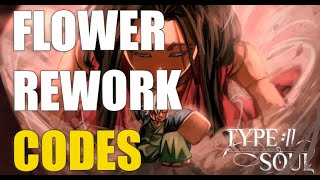 TYPESOUL CODES FLOWER REWORK 💮 ROBLOX [upl. by Aleuname]