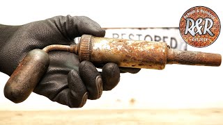 1900s Grease Gun Restoration [upl. by Renrut]