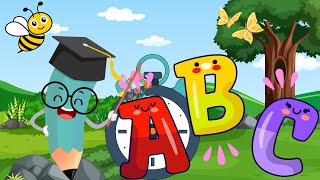 ABC Alphabet Song  Fun and Educational ABC Rhyme for Kids [upl. by Dleifrag59]