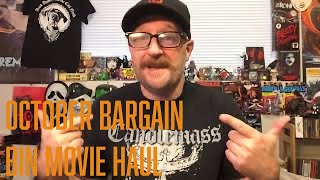 October 2024 Bargain Bin Movie Haul  Tales From The Bargain Bin [upl. by Atrebla]