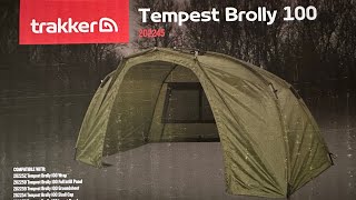 Trakker Tempest Brolly 100 assembly instructions [upl. by Yenitirb908]