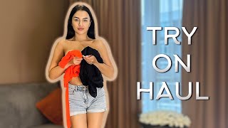 4K NEW TRANSPARENT DRESS  TRY ON HAUL with Emily Noir [upl. by Nichy]