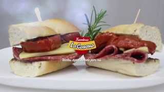 RECETA FIAMBRES LA CASONA BAGUETTE DE SALAME DE MILÁN [upl. by Sucam]