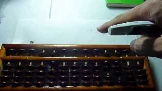 Division on Soroban Japanese Abacus [upl. by Aillicsirp]