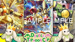 UNDEFEATED Terriermon Deck Double Typhoon Tournament [upl. by Sheaff]