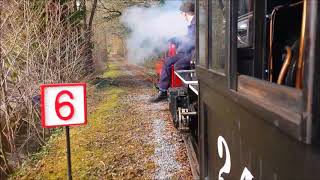 Bickington Steam Railway trago mills March 2018 [upl. by Maison978]