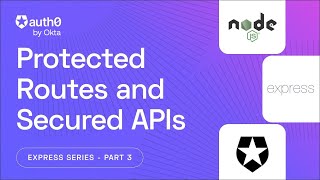 Protecting Routes and Securing API Endpoints in NodejsExpress  Express and Auth Series Part 3 [upl. by Dougal486]