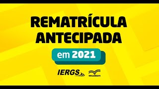 Faça a rematrícula e garanta a continuidade de seus estudos [upl. by Ori]