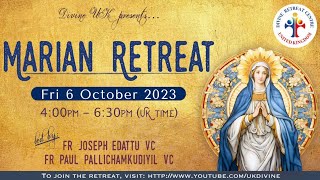 LIVE Marian Retreat 6 October 2023 Divine UK [upl. by Yllitnahc314]