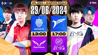 BRU vs FW  TLN vs BMG  VÒNG TỨ KẾT APL 2024  NGÀY 2906 [upl. by Ylrebma]