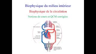 Biophysique de la circulation notions de cours et QCM corrigées [upl. by Ansaev]