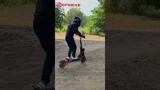 🛴🌟Offroad Dual Motors Electric Scooter EFGBIKE ES09 5600W E Scooter offroadscooter [upl. by Annola]