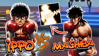 IPPO MAKUNOUCHI VS RYO MASHIBA HITMAN STYLE   UNTITLED BOXING GAME [upl. by Artinad579]