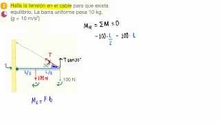 Equilibrio de Rotación  Problema 02 [upl. by Yehc]