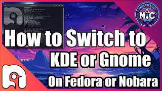 How to Install KDE on Fedora Gnome install and vice versa [upl. by Nivlac895]