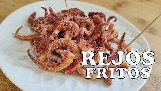 Rejos fritos o quotPatitas de pulpoquot 🐙  Tapas españolas [upl. by Alford536]