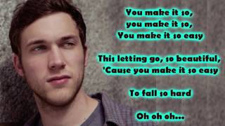 Phillip Phillips  So Easy Lyrics [upl. by Sikata]