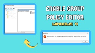 How to Enable the Group Policy Editor in Windows 10 amp 11 Home Editions [upl. by Ursal]