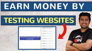 Earn Money By Testing Websites Is 100 a Day Possible 7 Websites [upl. by Lyrehc]