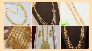 DESIGNER ONE GRAM GOLD HARAM LONG HAR COMBO SET LATEST DESIGN [upl. by Kane]