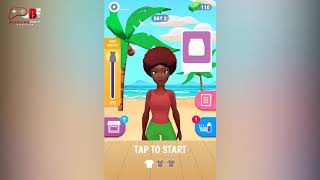 Tie Dye Gameplay Walkthrough 14 Days Android amp IOS  by Crazy Labs [upl. by Gearard127]