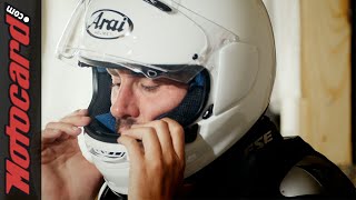 Review del nuevo casco de moto ARAI PROFILEV ¿El mejor de su segmento [upl. by Arline]