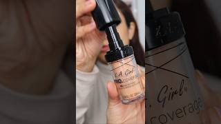 LA Girl Pro Coverage Illuminating Foundation  Nude Beige  Waysheblushes lagirlcosmetics [upl. by Alaine580]