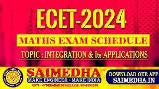 ECET 2024 EXAM SCHEDULE  MATHS  SIMEDHAIN APP [upl. by Merline]