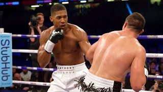 Anthony Joshua England vs Joseph Parker New Zealand  Boxing Fight Highlights  HD [upl. by Ahsya706]