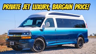 Building the ULTIMATE Chevy conversion van with more luxury than a PRIVATE JET skip the Escalade [upl. by Assereht]