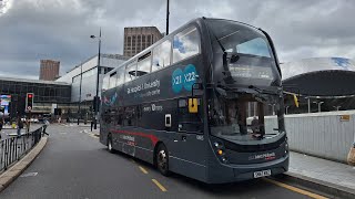 National Express Birmingham Central ADL Enviro 400MMC Voith DIWA6  6883 SN67WXZ  Route BCX22 [upl. by Barraza]