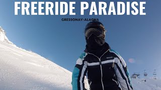 Gressoney Alagna fuoripista  FREERIDE PARADISE ⛷️🏂 [upl. by Sheffield]