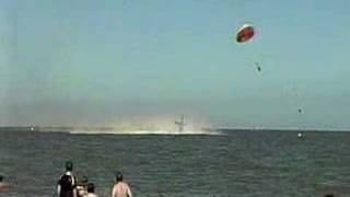 Plane Crashes into water Pilot Ejects [upl. by Adnawad893]