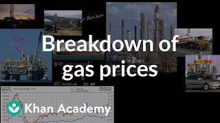 Breakdown of gas prices  Supply demand and market equilibrium  Microeconomics  Khan Academy [upl. by Auhsuj]