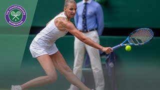 HSBC Play of the Day  Karolina Pliskova  Wimbledon 2019 [upl. by Artapoelc]