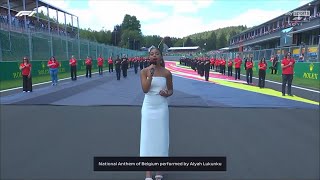 THE NATIONAL ANTHEM OF BELGIUM  FORMULA 1 2024 BELGIAN GRAND PRIX [upl. by Bouchier204]